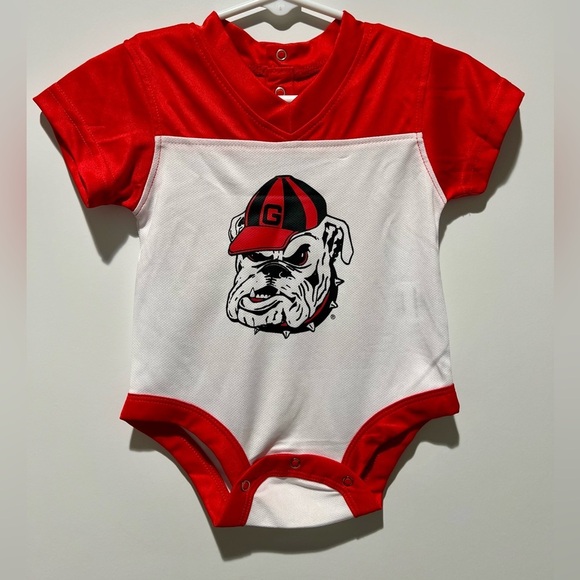 Other - Georgia Bulldog one piece body suit red white